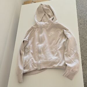 Nike Soft Gray Zip-Up Hoodie